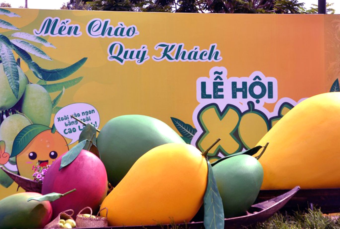 Lễ hội Trái cây tỉnh Đồng Tháp lần thứ I/2026 dự kiến thu hút 500.000 lượt du khách. Ảnh: Thanh Mai