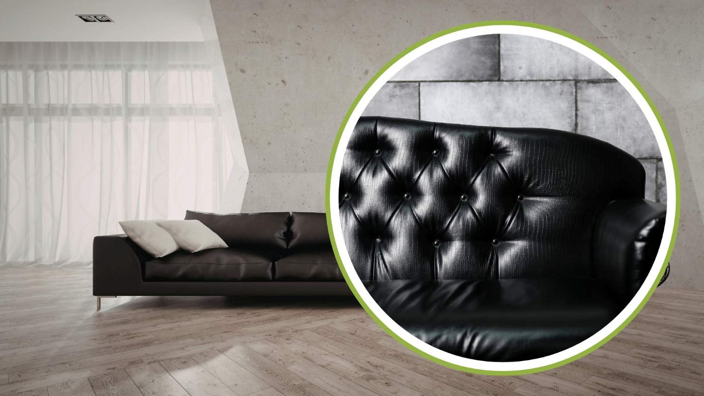 Black sofa combined with carpet and suitable accessories makes the living room more luxurious and modern. Graphics: Thanh Thanh