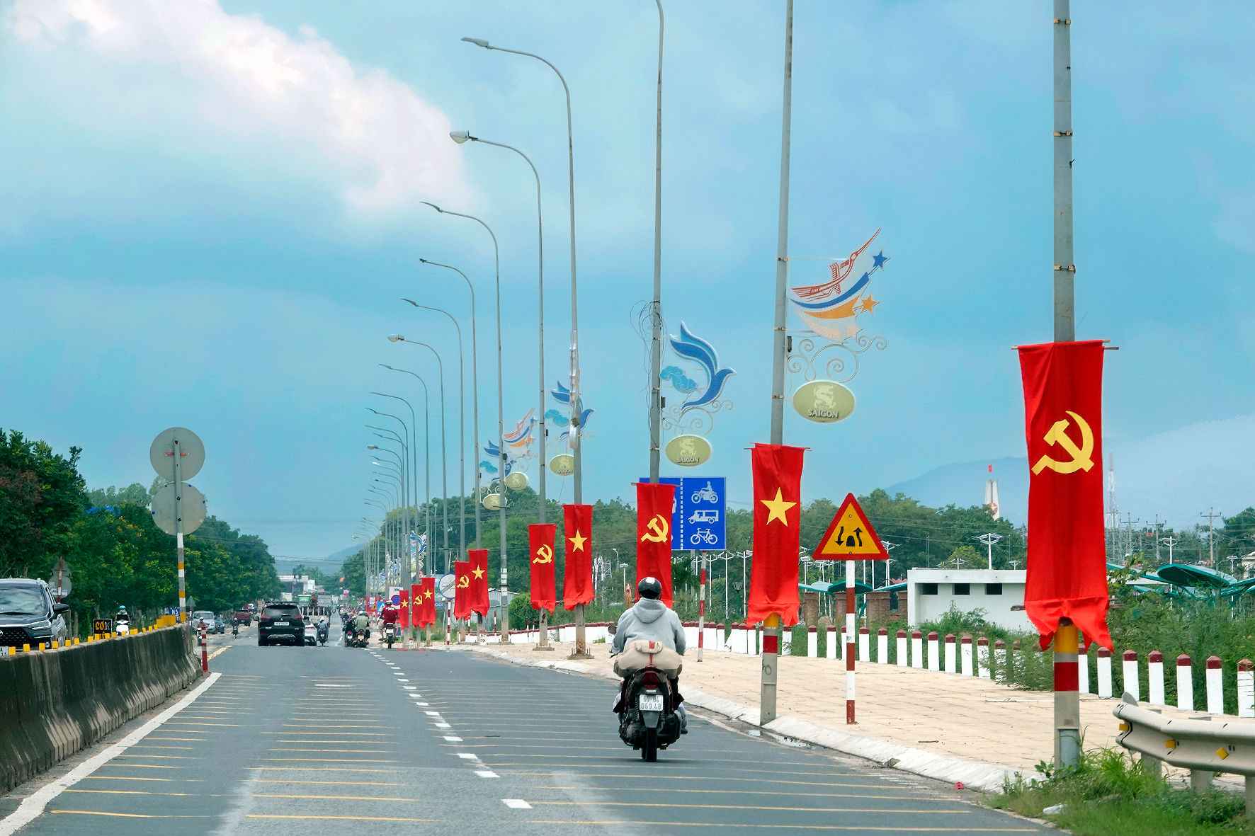 Xã Hàm Thuận Nam (tỉnh Lâm Đồng) hiện tại. Ảnh: Thần Hy 