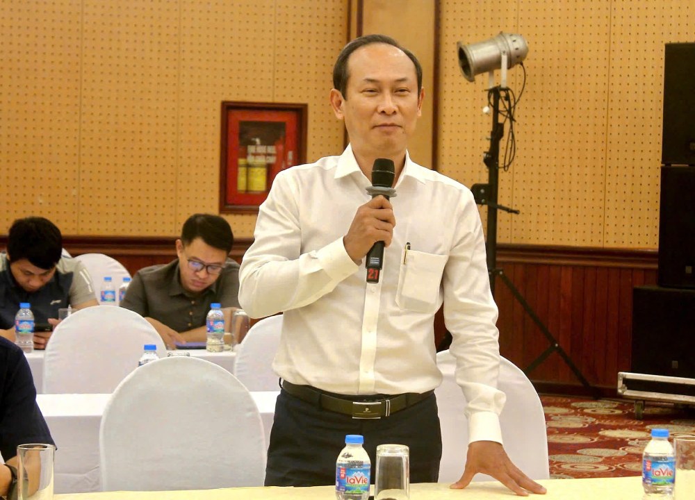 Ông Trần Hữu Phúc - Chủ tịch Công đoàn Đại học Đà Nẵng. Ảnh: Quỳnh Chi
