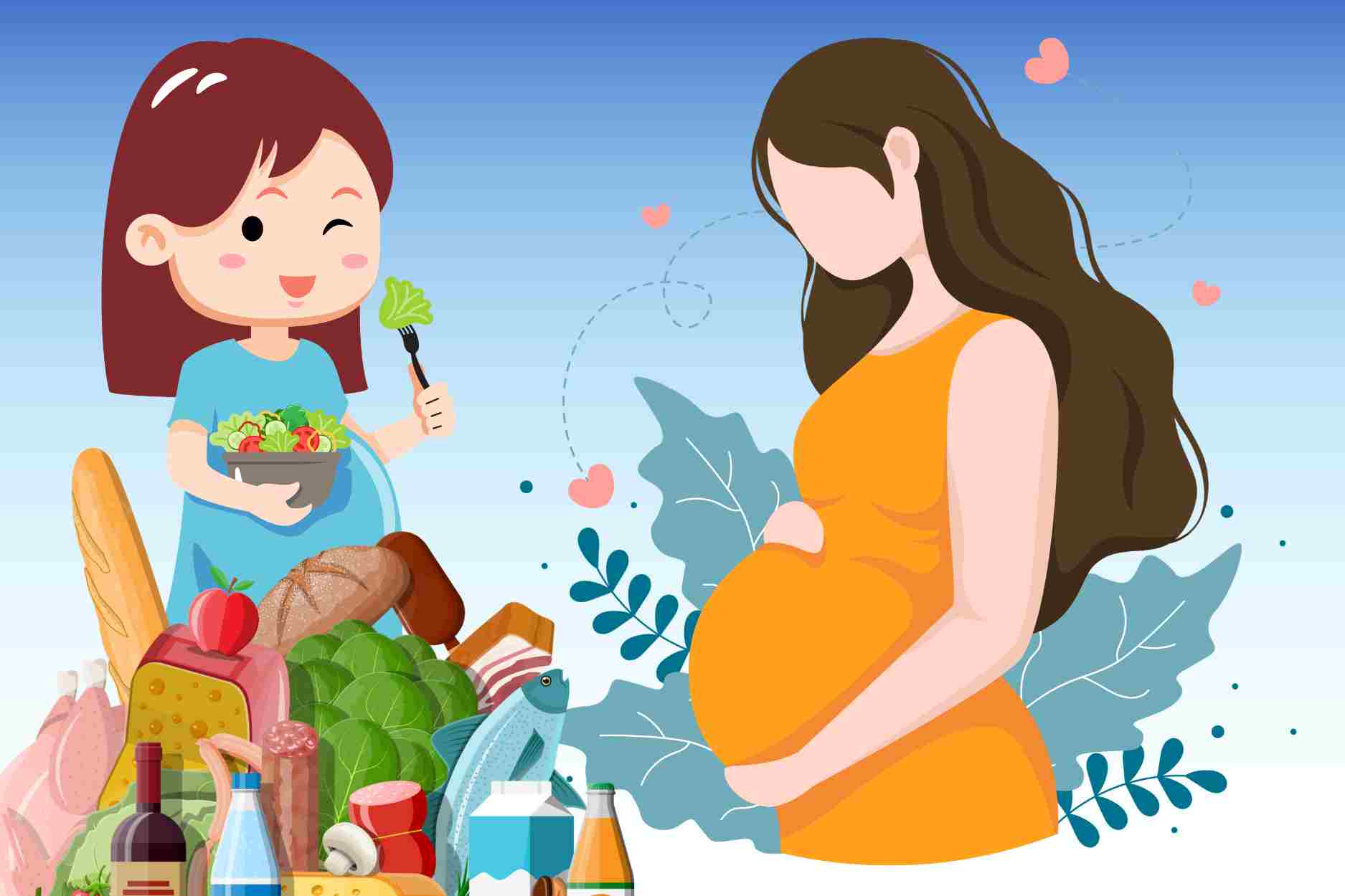 Pregnant mothers should eat these foods to cool down their bodies on hot sunny days