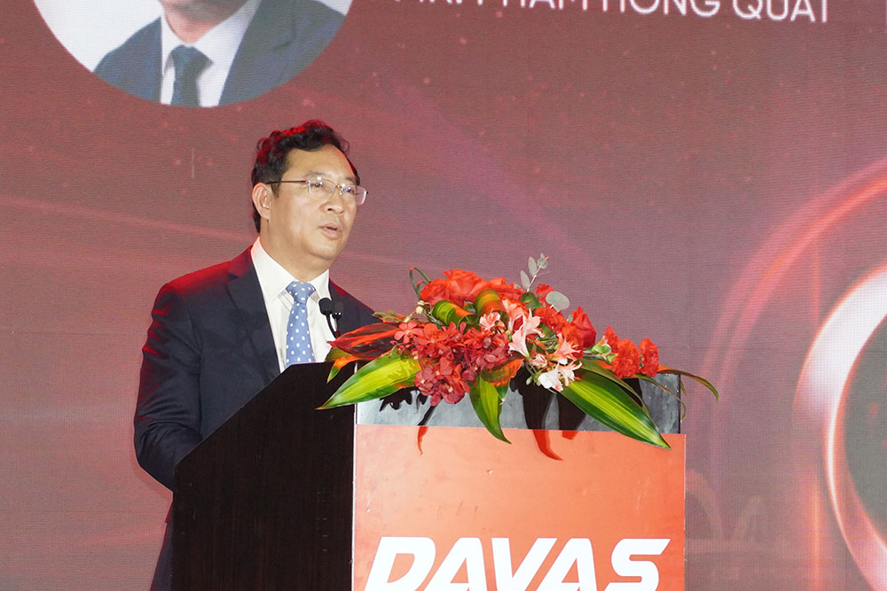 Ông Phạm Hồng Quất - Viện trưởng Viện Đổi mới sáng tạo Quốc gia, Bộ Khoa học và Công nghệ phát biểu tại diễn đàn. Ảnh: Trần Thi