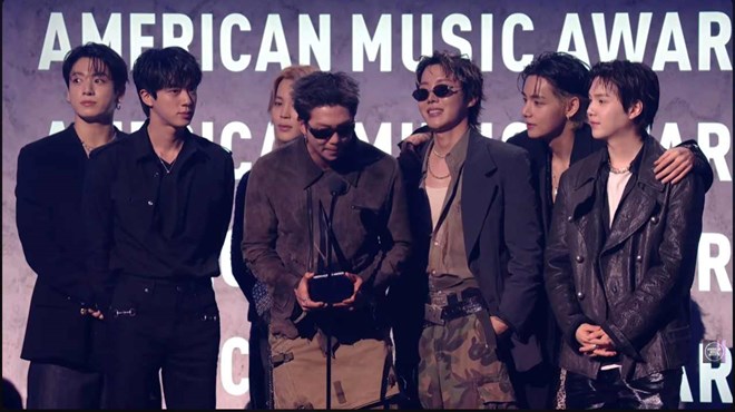 BTS lập cú hat-trick lịch sử, càn quét giải thưởng tại AMAs 2026