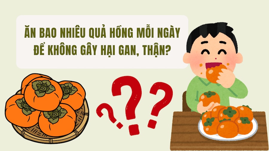 How many persimmons do you eat each day to avoid harming the liver and kidneys?
