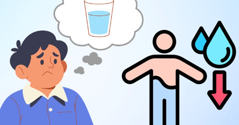 Nhận biết các dấu hiệu mất nước trong cơ thể