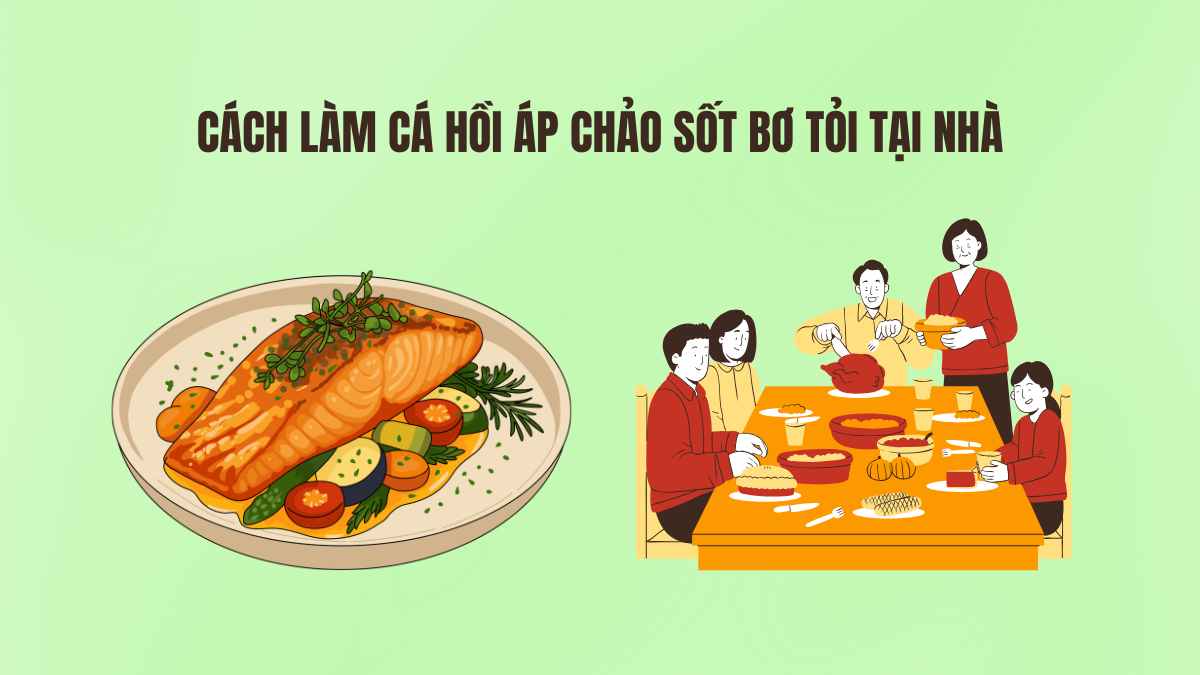 Pan-fried salmon
