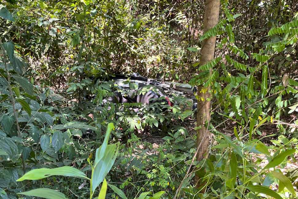 The scene where the decomposing male body was discovered in Gia Lai. Photo: Hiep Binh