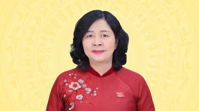 Ms. Bui Thi Minh Hoai, Member of the Politburo, Secretary of the Party Central Committee, Chairwoman of the Central Committee of the Vietnam Fatherland Front. Photo: VFF