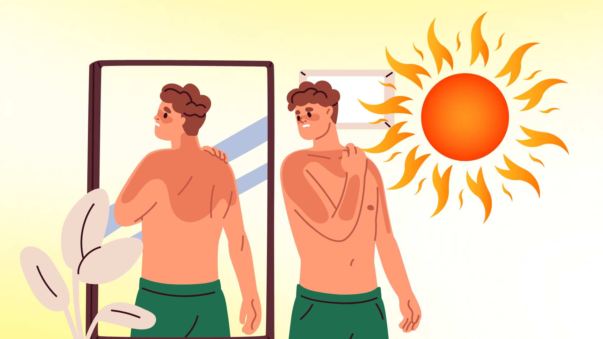 Tell you how to recognize sunburn on a hot sunny day
