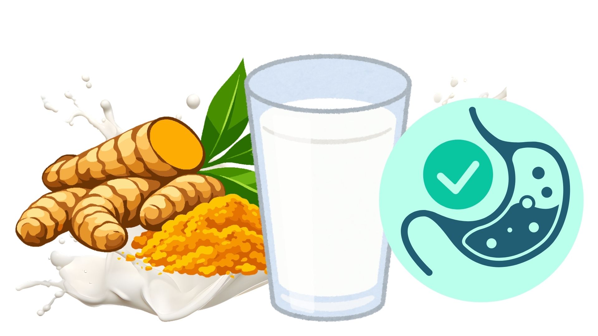 Turmeric milk helps reduce inflammation and improve digestion. Graphics: Thanh Thanh