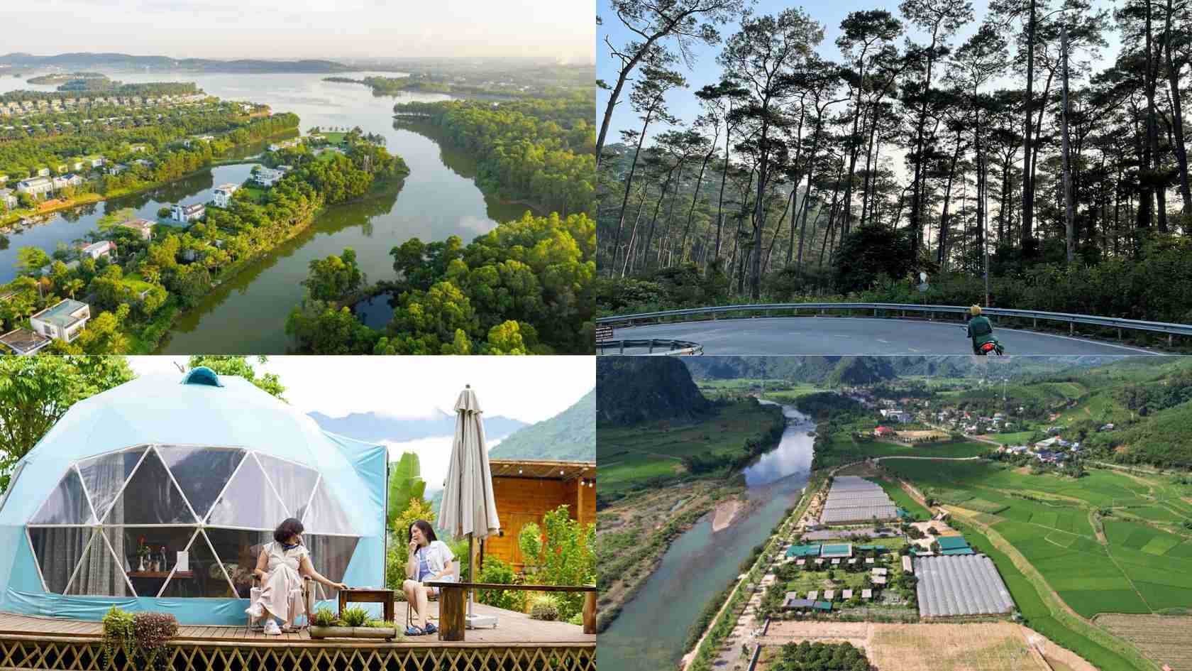Hot "change of wind" spots less than 3 hours drive from Hanoi. Photo: Khanh Linh