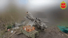 Russian UAV attacks Ukrainian stronghold. Photo: Russian Ministry of Defense
