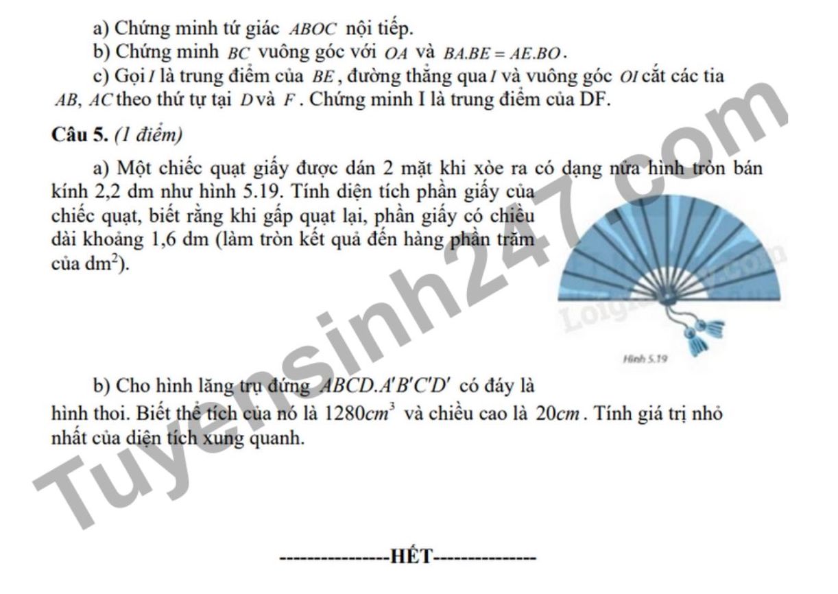Đề thi thử Toán vào 10 năm 2026 Trường THCS Nghĩa Thuận (xã Đông Hiếu, Nghệ An). Ảnh: Tuyensinh247