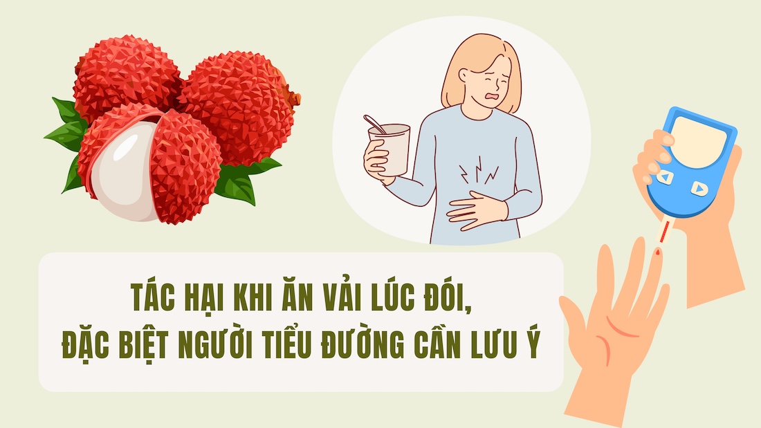 Harms of eating lychees on an empty stomach, especially people with diabetes need to pay attention to