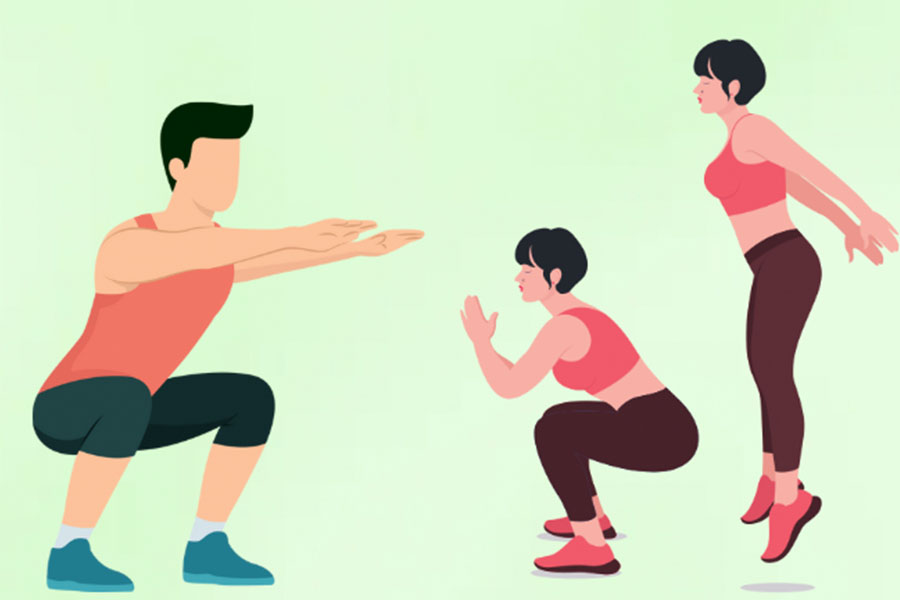 Morning exercises help improve spirit and health
