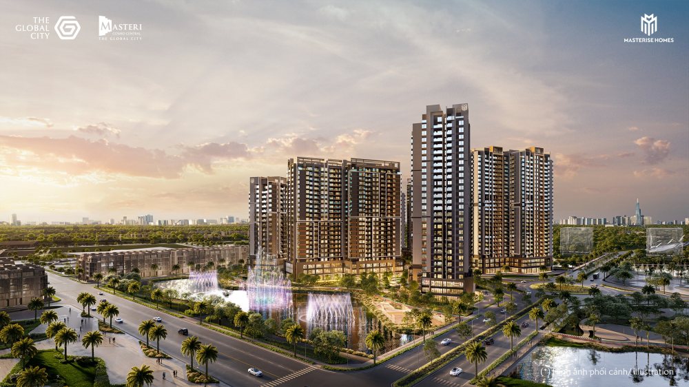 Phối cảnh dự án Masteri Cosmo Central. Ảnh: Masterise Homes