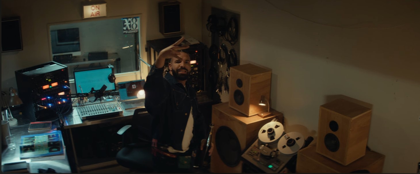Drake in the MV "Don't Worry". Photo cut from video