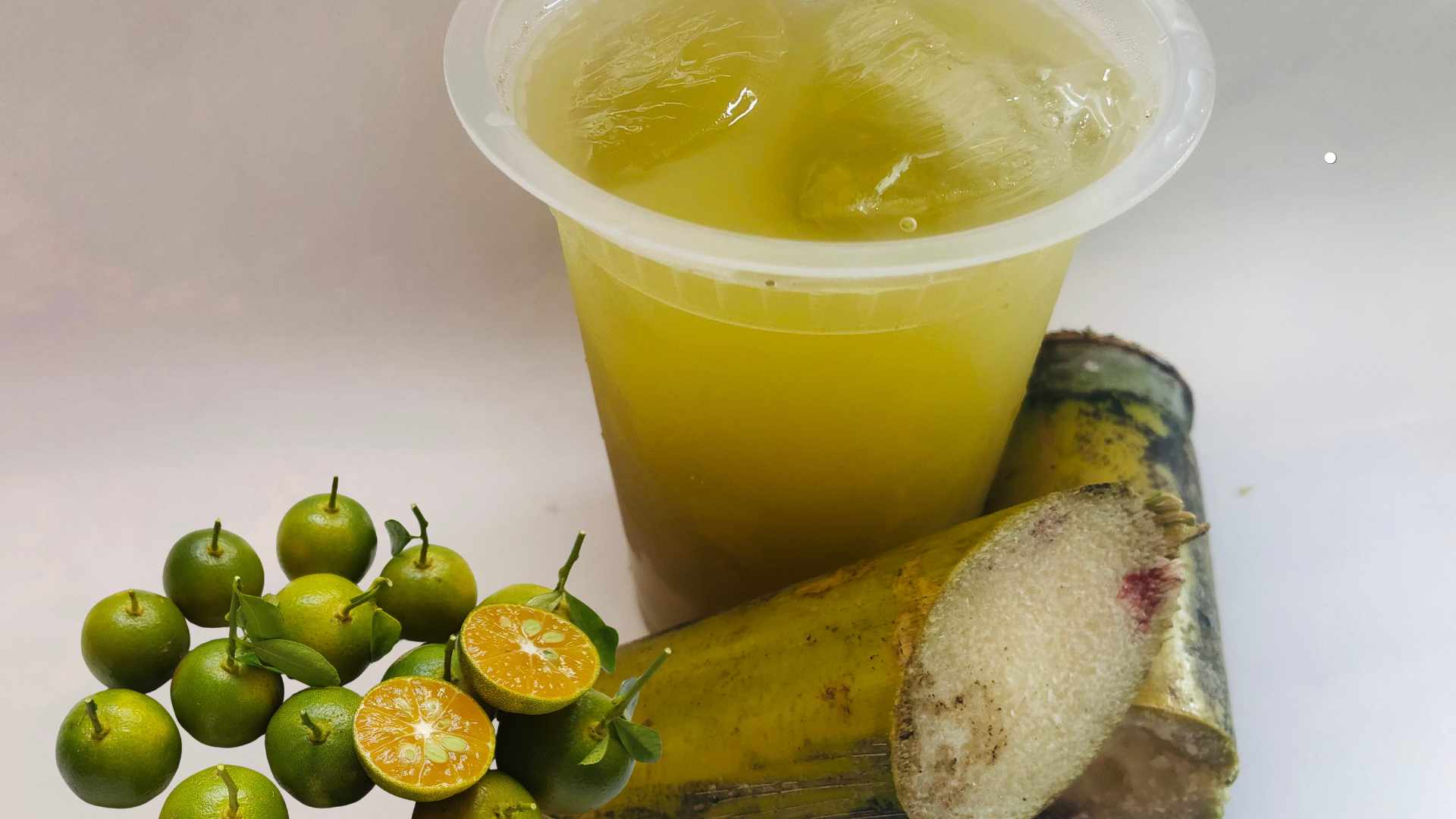 Sugarcane juice contains natural carbohydrates that help the body quickly replenish energy, kumquats are rich in vitamin C and antioxidant compounds. Graphic photo: Huong Son