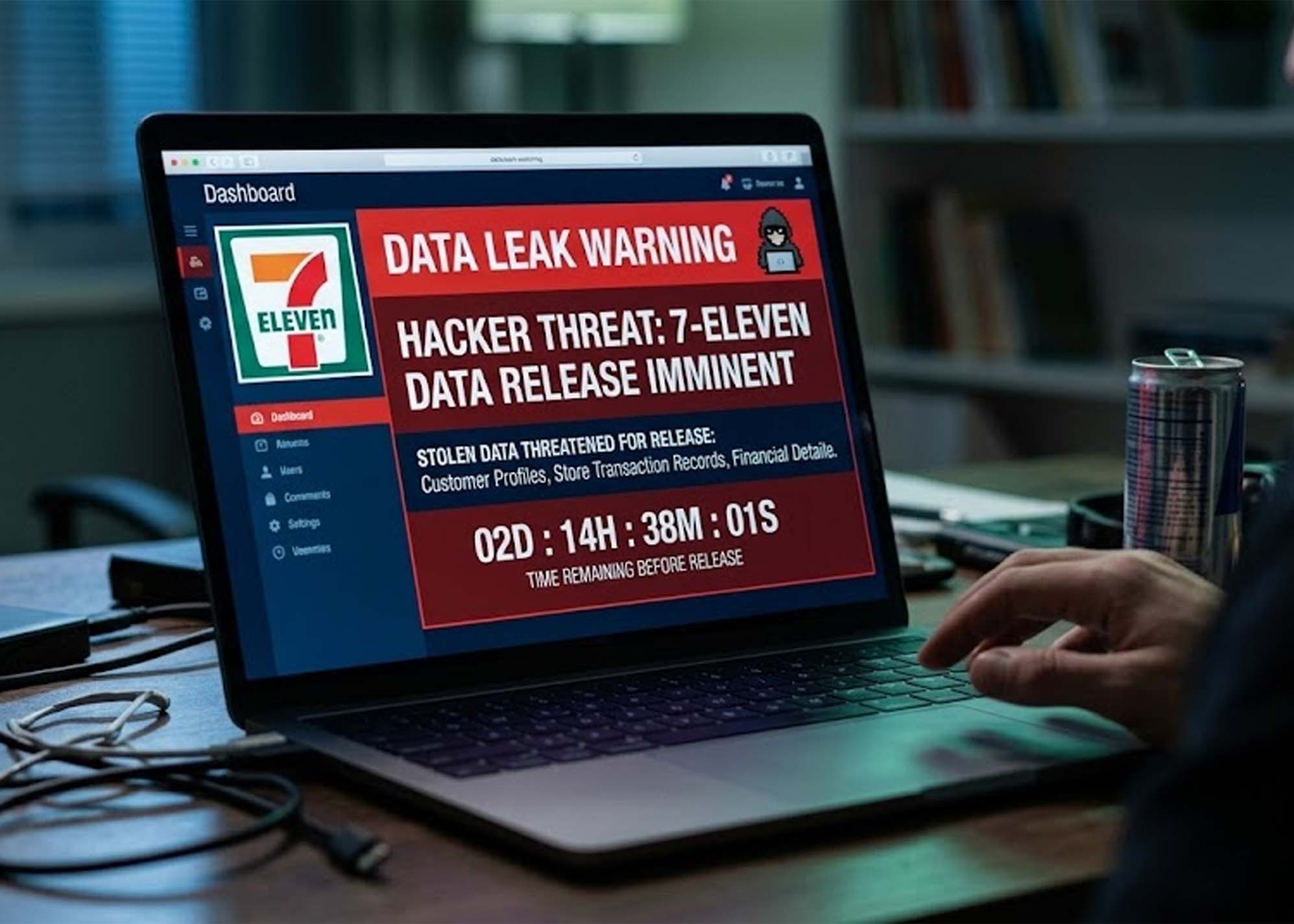 The hacker attack on 7-Eleven caused more than 185,000 people to have their personal information leaked, including names, addresses and dates of birth. Graphics: Cat Tien