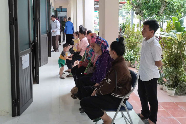 9.9% of Dien Bien people receive free health check-ups after 1 month of implementation. Photo: Dien Bien Department of Health