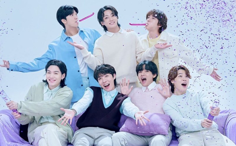 Nhóm nhạc BTS. Ảnh Lotte