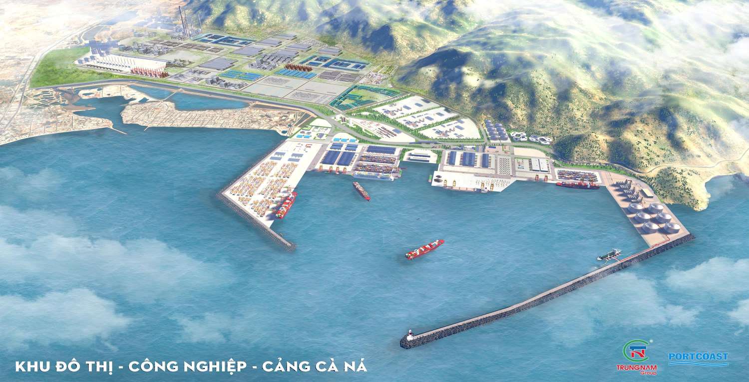 Perspective of Ca Na LNG Thermal Power Plant project. Photo: Huu Long
