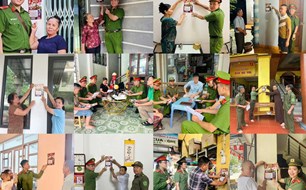 “Đi từng ngõ, dán từng nhà” lan tỏa đường dây nóng phòng, chống ma túy