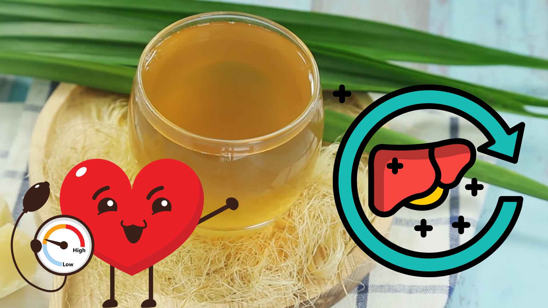 Folk drinks to cool down and detoxify the liver in hot weather.