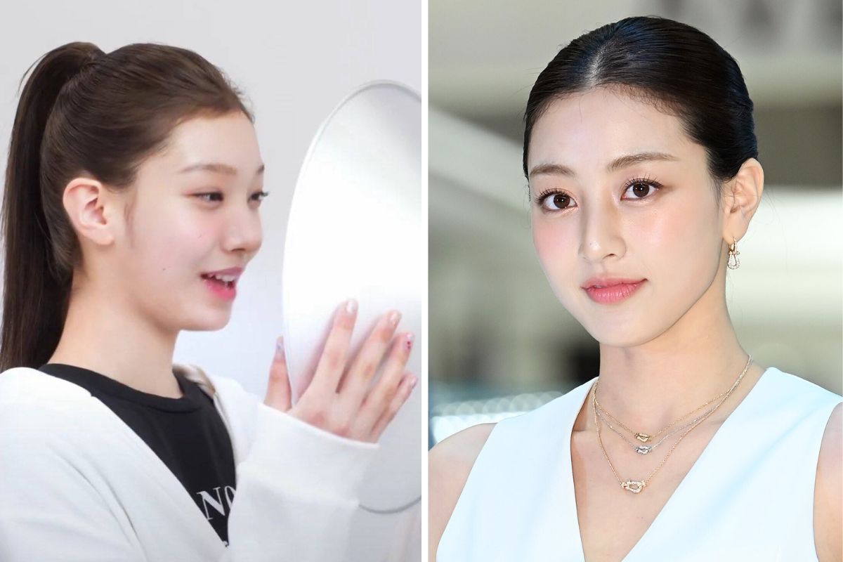 Seoyeon (left) is Jihyo's (TWICE) younger sister. Photo: Lotte