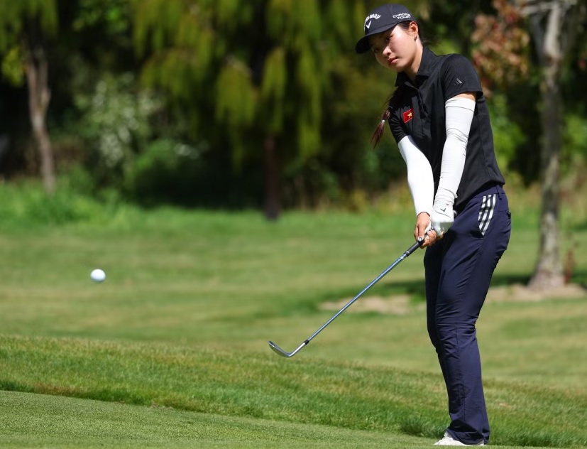 Golfer Le Chuc An will compete in the Viet-Sing Junior Cup 2026 tournament in early June. Photo: VGA