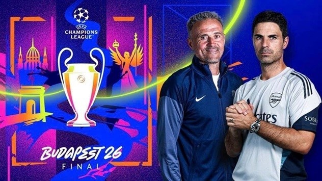 PSG faces Arsenal in the Champions League final this season. Photo: UCL
