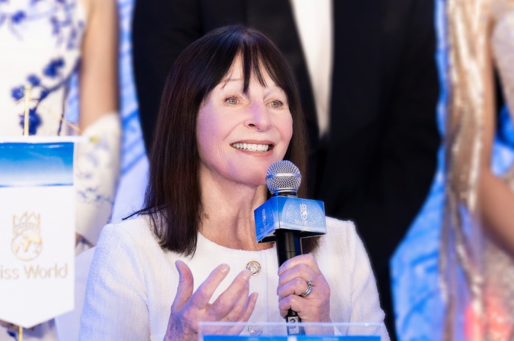 Chủ tịch Hoa hậu Thế giới - bà Chủ tịch Julia Morley. Ảnh: BTC