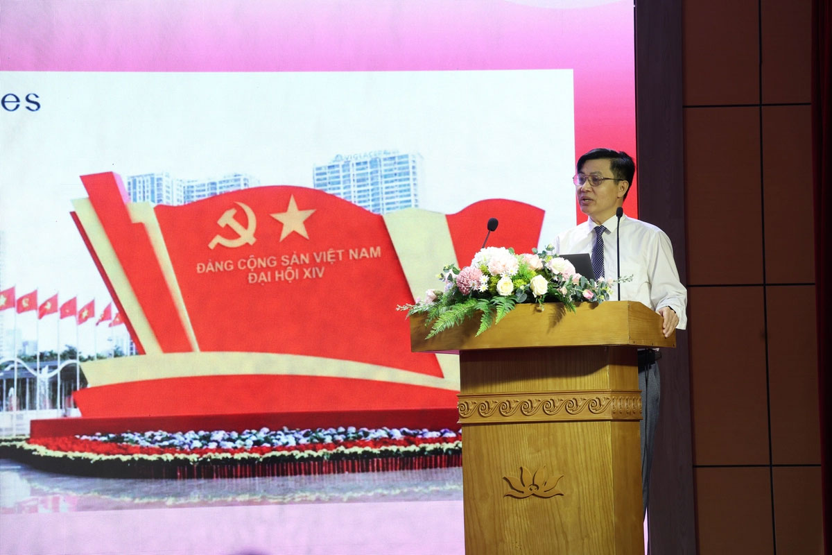 Đồng chí Lê Khắc Hệ - Đảng bộ Tổ chức tài chính vi mô TNHH MTV Tình thương (TYM).