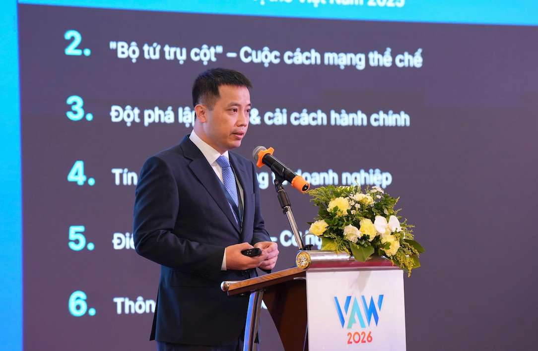 Ông Đậu Anh Tuấn – Phó Tổng Thư ký, Trưởng Ban Pháp chế Liên đoàn Thương mại và Công nghiệp Việt Nam (VCCI). Ảnh: Thạch Lam 