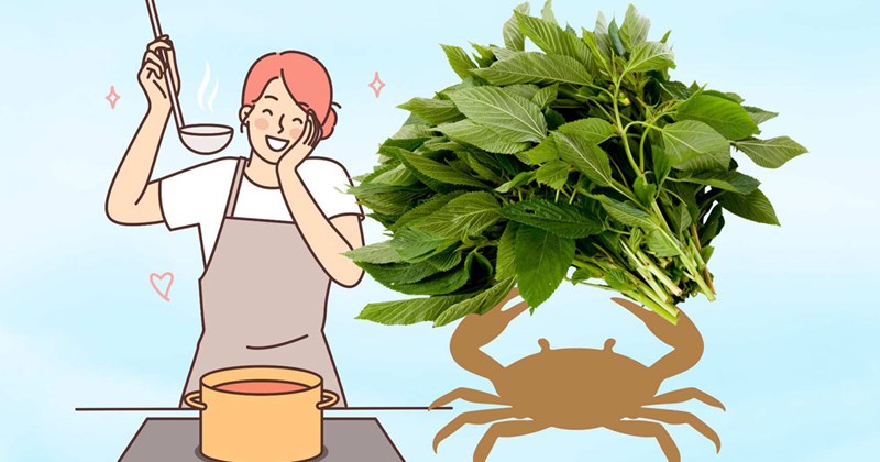 Mách bạn cách nấu canh cua đồng rau đay, mồng tơi giải nhiệt mùa hè