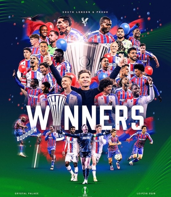 Crystal Palace won the Conference League. Photo: Crystal Palace FC