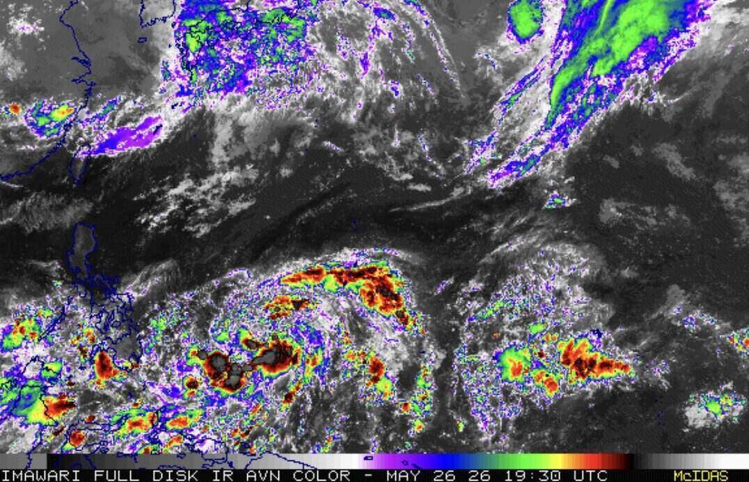 Typhoon Jangmi is forecast to reach its maximum this weekend. Photo: NOAA