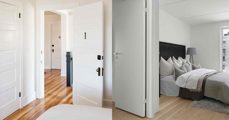 Mẹo xử lý cửa phòng ngủ đối diện cửa chính