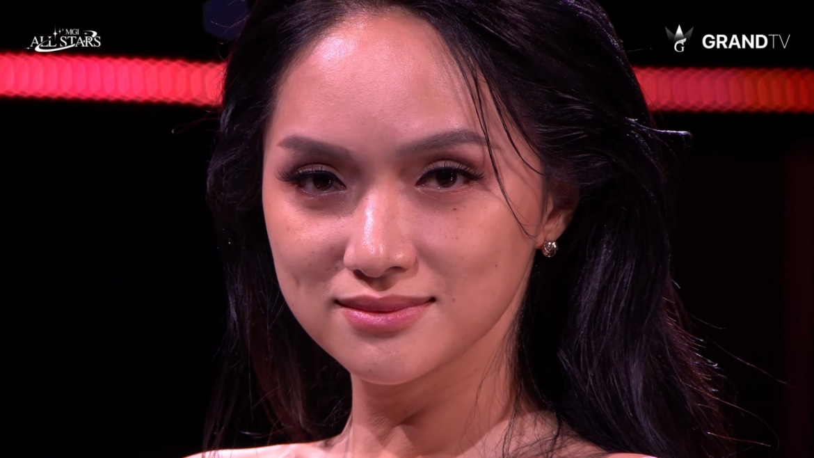 Hương Giang trong phần thi mặt mộc. Ảnh: Ban tổ chức cuộc thi.