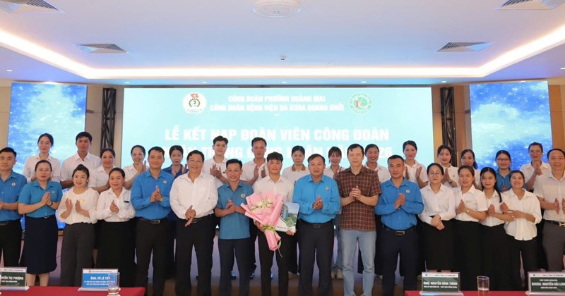 Thành lập công đoàn tại khu nghỉ dưỡng thuộc Bệnh viện Đa khoa Quang Khởi