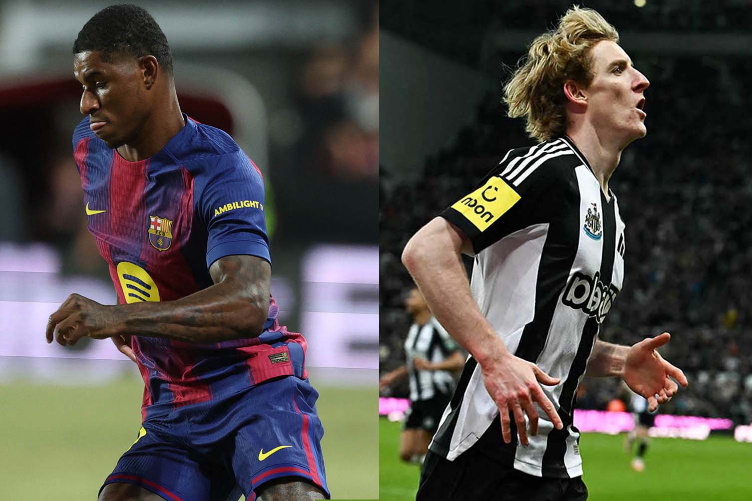 Marcus Rashford is worried about the future after Barcelona signed Anthony Gordon. Photo: AFP