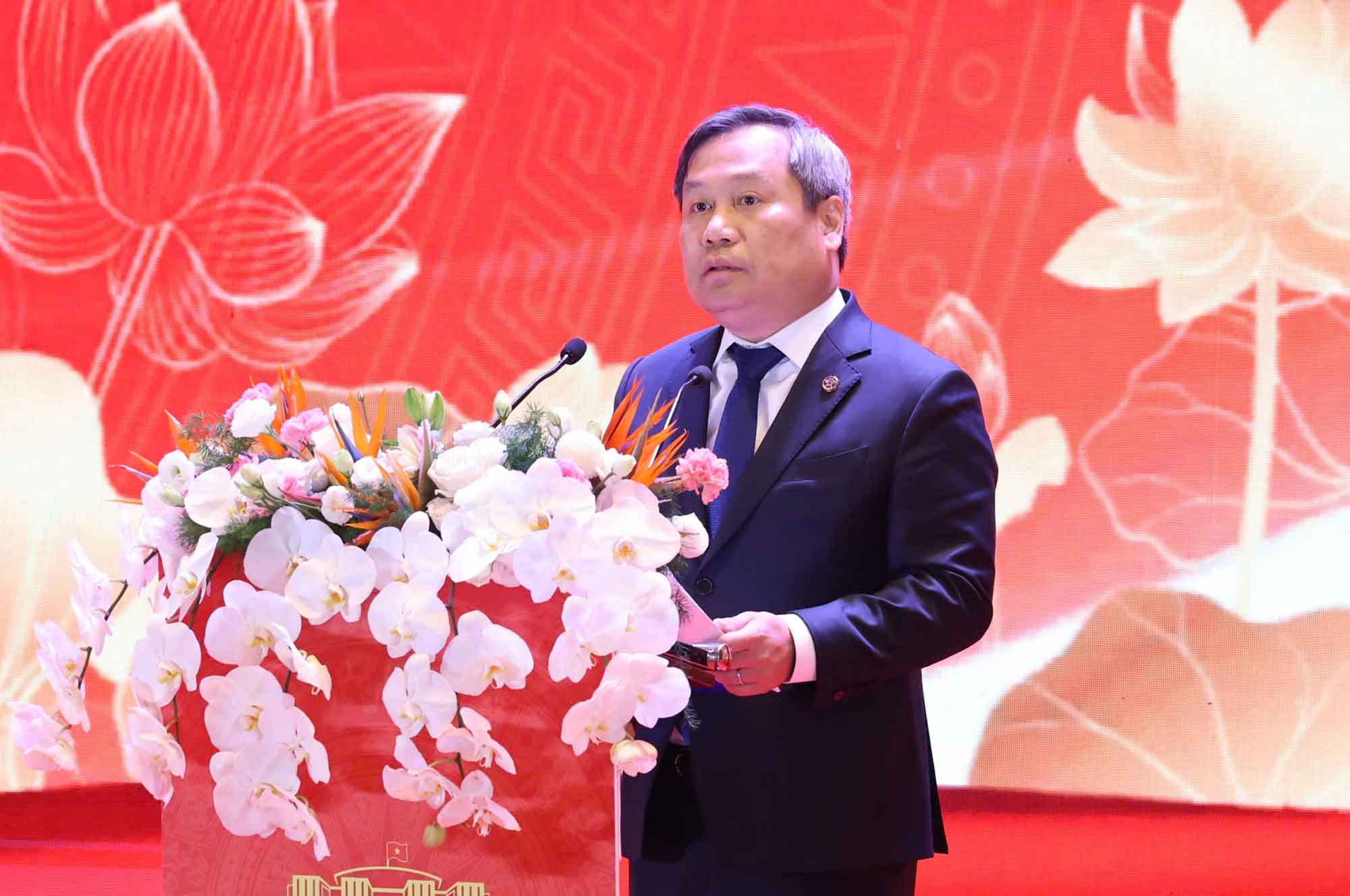 Chủ tịch UBND TP Hà Nội Vũ Đại Thắng. Ảnh: Phạm Thắng.