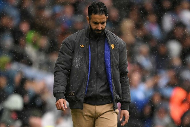 Ruben Amorim was sacked by Man United in January. Photo: AFP