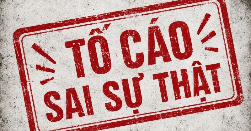 Xử lý kỷ luật quan chức xúi giục vu khống