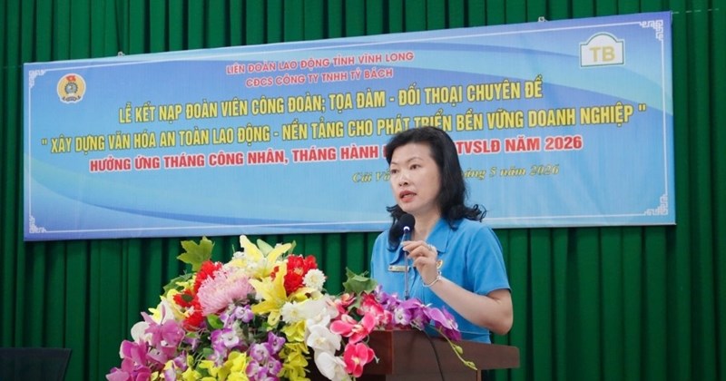 Công đoàn Ty Bach kết nạp 538 đoàn viên, đối thoại về an toàn lao động