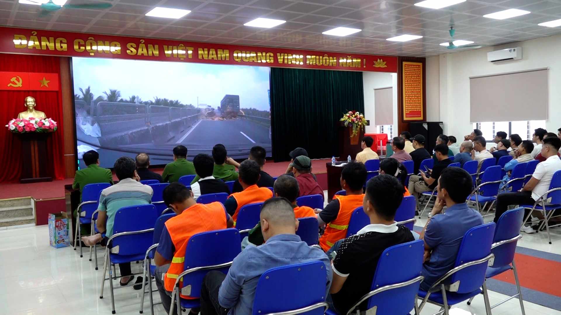From haunting images projected by traffic police to drivers' commitments