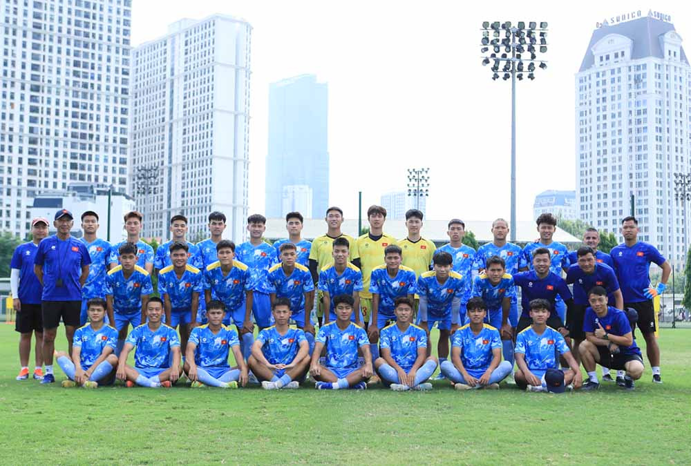 U19 Vietnam faces a long journey before the 2026 Southeast Asian Championship. Photo: VFF
