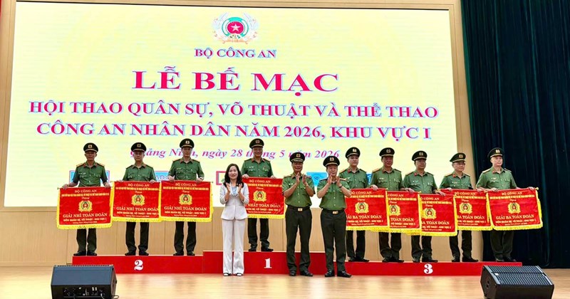 Công an Hà Nội nhất Hội thao thể thao võ thuật Công an khu vực I