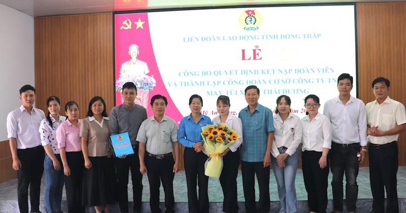Thành lập nghiệp đoàn mới tại Đồng Tháp