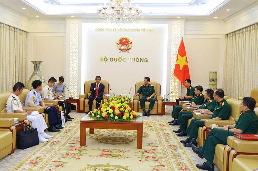 Toàn cảnh buổi làm việc. Ảnh: Bộ Quốc phòng